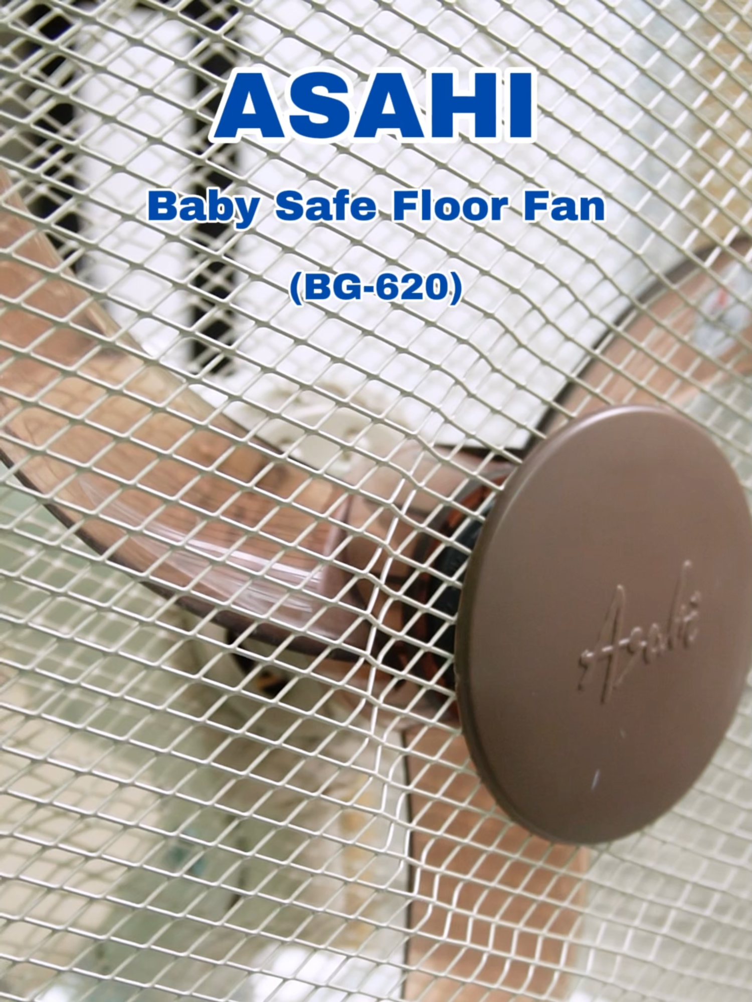 ❄️Safe & gentle breeze for your baby👶❄️ #ASAHI #BabySafeFan #FloorFan #CoolComfort #HomeEssentials #SafeAndCool #ASAHIHome
