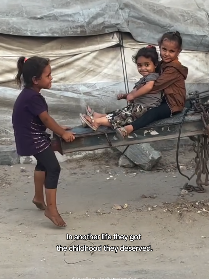They are just children 💔 #humanity #children #gaza #world #fyp 
