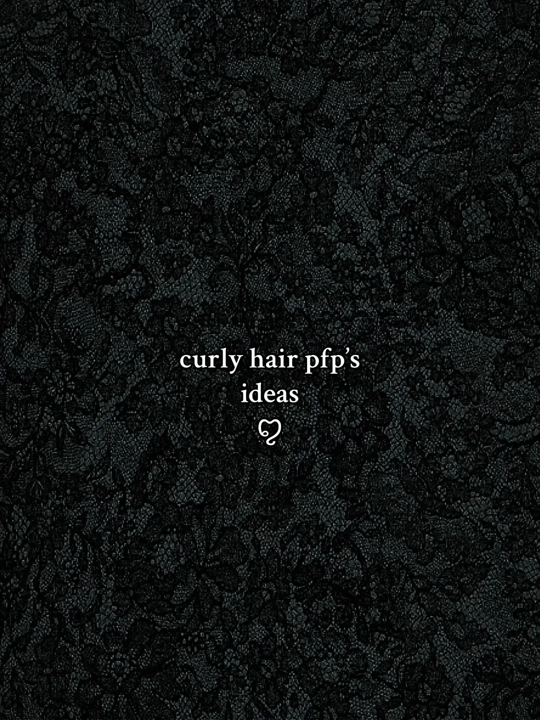 #curlyhair #pfpideas #foryou 