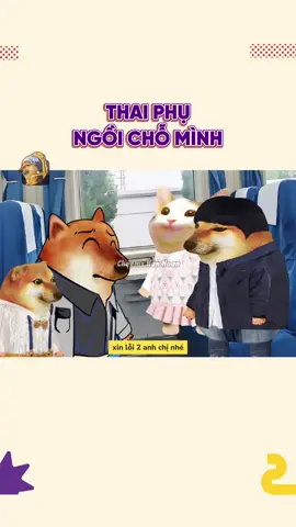 Thai phụ ngồi chỗ mình #cheemshanhoan 
