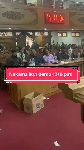 Nakama memakai topi jerami ikut meramaikan unjuk rasa di pati 13 agustus 2025 #luffy #mugiwara #demo #pati #fyp 