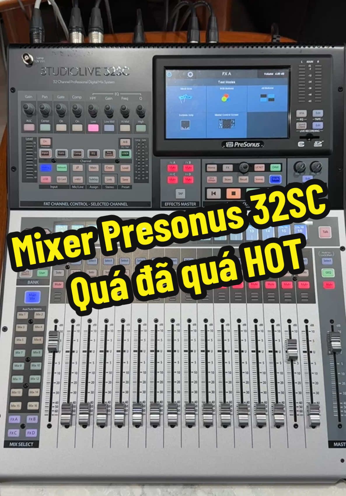 Mixer presonus 32SC quá đã quá hót #presonus_32SC 