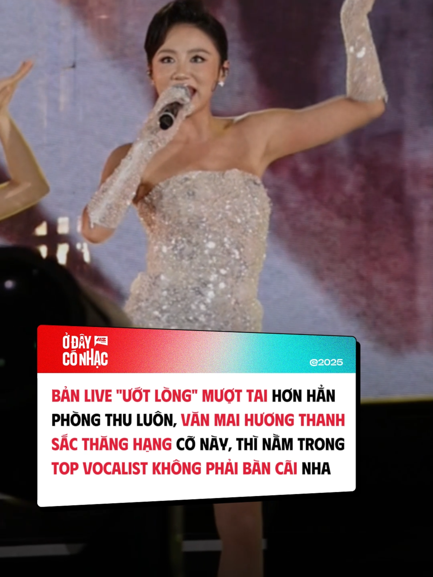 Vừa thanh vừa sắc thì top vocalist là chuyện hiển nhiên #odayconhac #mznews #mznetwork #soundsofvietnam #nhachaymoingay #tiktokgiaitri  #VanMaiHuong #vfest #UotLong #odcn #vocalist