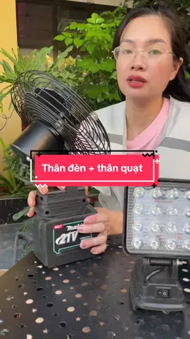 Trả lời @Nguyễn chí bình 66N1 combo thân quạt + thân đèn #thanhmai92 #thanquat #quat #denled 