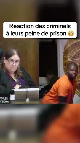 Des criminels réagissent à leur peine#criminel #prison #faits #prisoner #assasin 