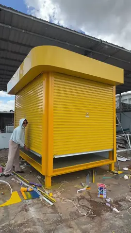 ខ្នាត2X3m ហាងចល័តងាយស្រួលរកសុី ពត៌មានលំអិត0966293999#ផ្ទះចល័តហាងចល័ត #fyp #Love 
