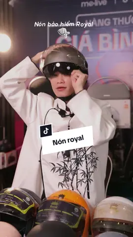 Nón bảo hiểm royal, chính thức có mặt trên liveeee 📣 #luongtoanthang712 