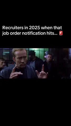 Recruiters in 2025 when that job order notification hits… 🚨👀💻 #RecruiterLife #AgencyRecruitment