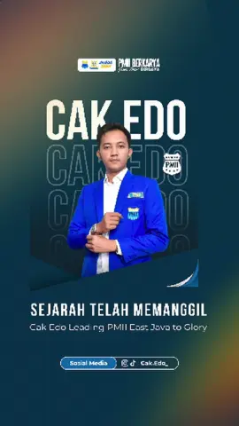 latepost cak✋🏻 Sejarah telah memanggil ! Cak Edo For PMII Jatim #pmii  #pmiijatim  #pmiiberkaryajatimberdaya 