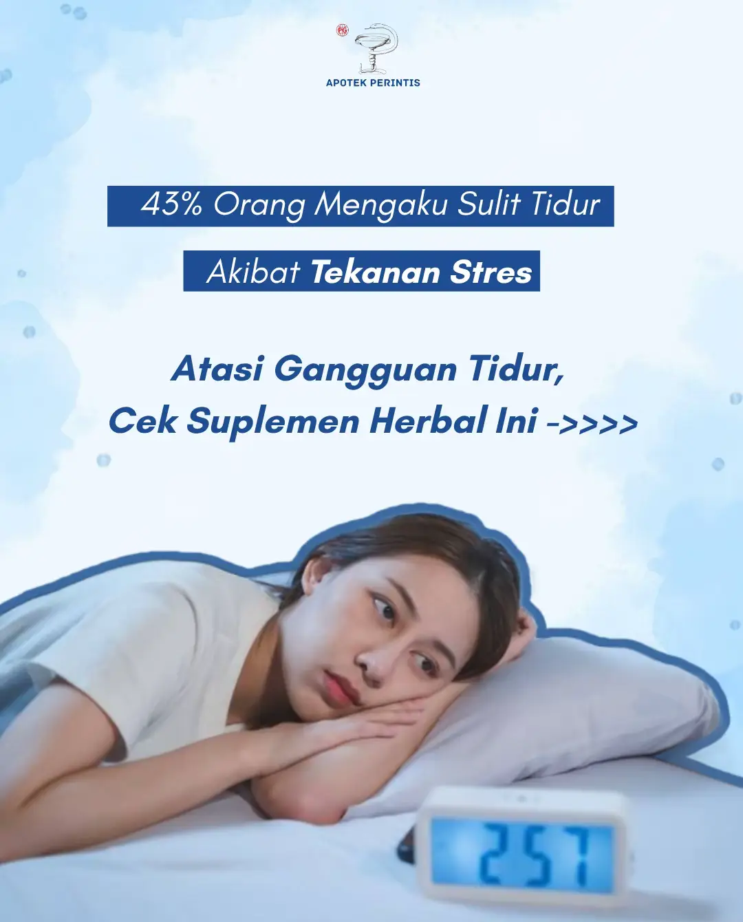 Saatnya atasi gangguan tidur dengan cara alami. Coba suplemen herbal ini dan rasakan tidur nyenyak setiap malam. 💊 Tersedia di Apotek Perintis #TidurNyenyak #AntiInsomnia #SuplemenTidur #HerbalTidur #TidurBerkualitas          