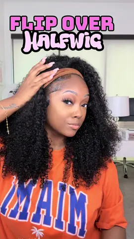 Your next go-to curly style 💗Easy, beginner-friendly kinky curly half wig install with Unice Hair—full volume, natural blend, zero glue! 🙌🏽  This is a 24 inch, kinky curly halfwig from @UNice Hair Full tutorial in my BIO 💕 #unicehair #curlywiginstall #gluelesswig #halfwig #flipover #flipoverhalfwig 