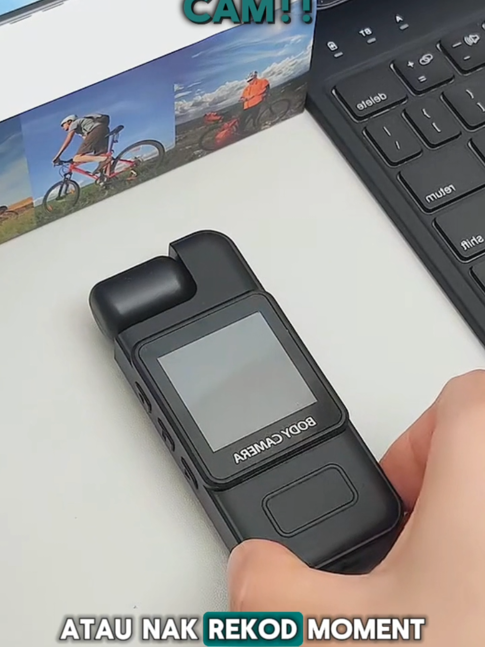 camera mini battery awet sehingga 5 - 6 jam ,jom cek out ‼️‼️‼️ #bodycam #bodycamera #cameramini #fyp 