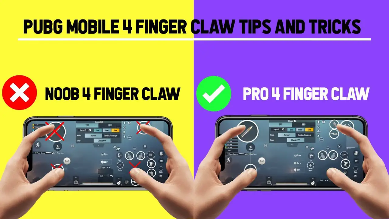 PUBG MOBILE CONTROL 4FInger Claw Settings #pubg #luckyslyt #foryou #pubgmobile #4fingerclaw 