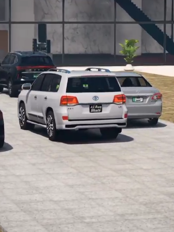 White Land Cruiser V8  Big Mansion & Security ❤🔥 #fyp #ali_the_gamer #unfrezzmyaccount #unfreeze #gta5 