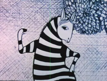 A clip from “Amir Hamza the Lover and the Dancing Zebra (امیر حمزه دلدار و گور دلگیر)