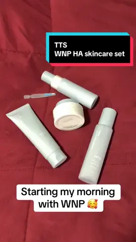 GRWM w @WNP SKINCARE @WNP_global you won’t see me w a dry skin! 🥰 #grwm #allinoneskincare #skincare #wnp #hyaluronicacid  