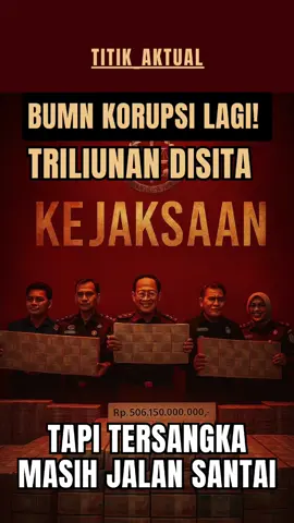 BUMN KORUPSI LAGI! Triliunan Disita, tapiTersangka Masih Jalan Santai!  #BUMN #hukumhumanisberkeadilan #reformasipengadilan #korupsibumn #bankbumndikorupsi 