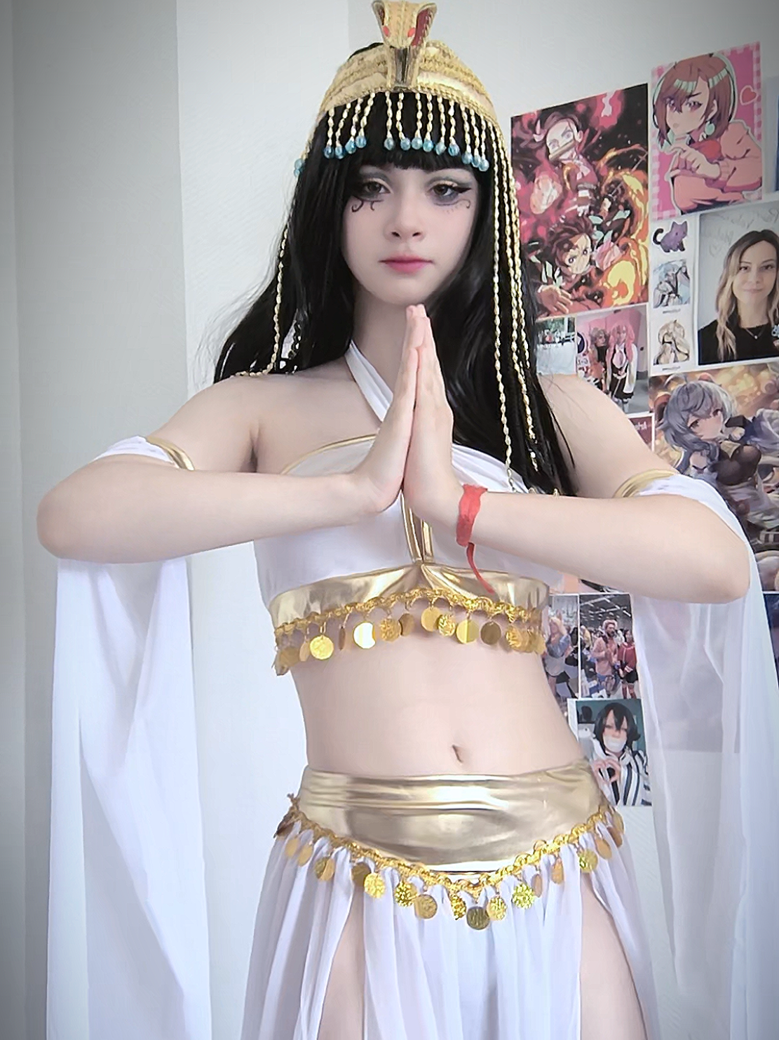 nouveau cosplay Cléopâtre 🫣 #fyp #pourtoiii #cleopatra #cosplay #egyptian 
