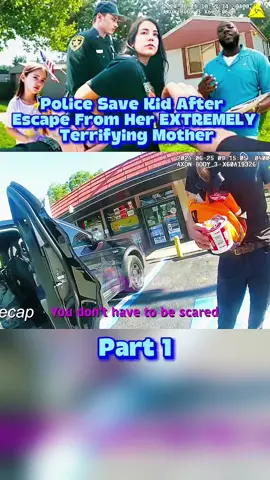 Police Save Kid After Escape From Her EXTREMELY Terrifying Mother part1