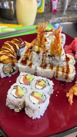 Donde tan los amantes del sushi ? #sushi #Receta #facil 