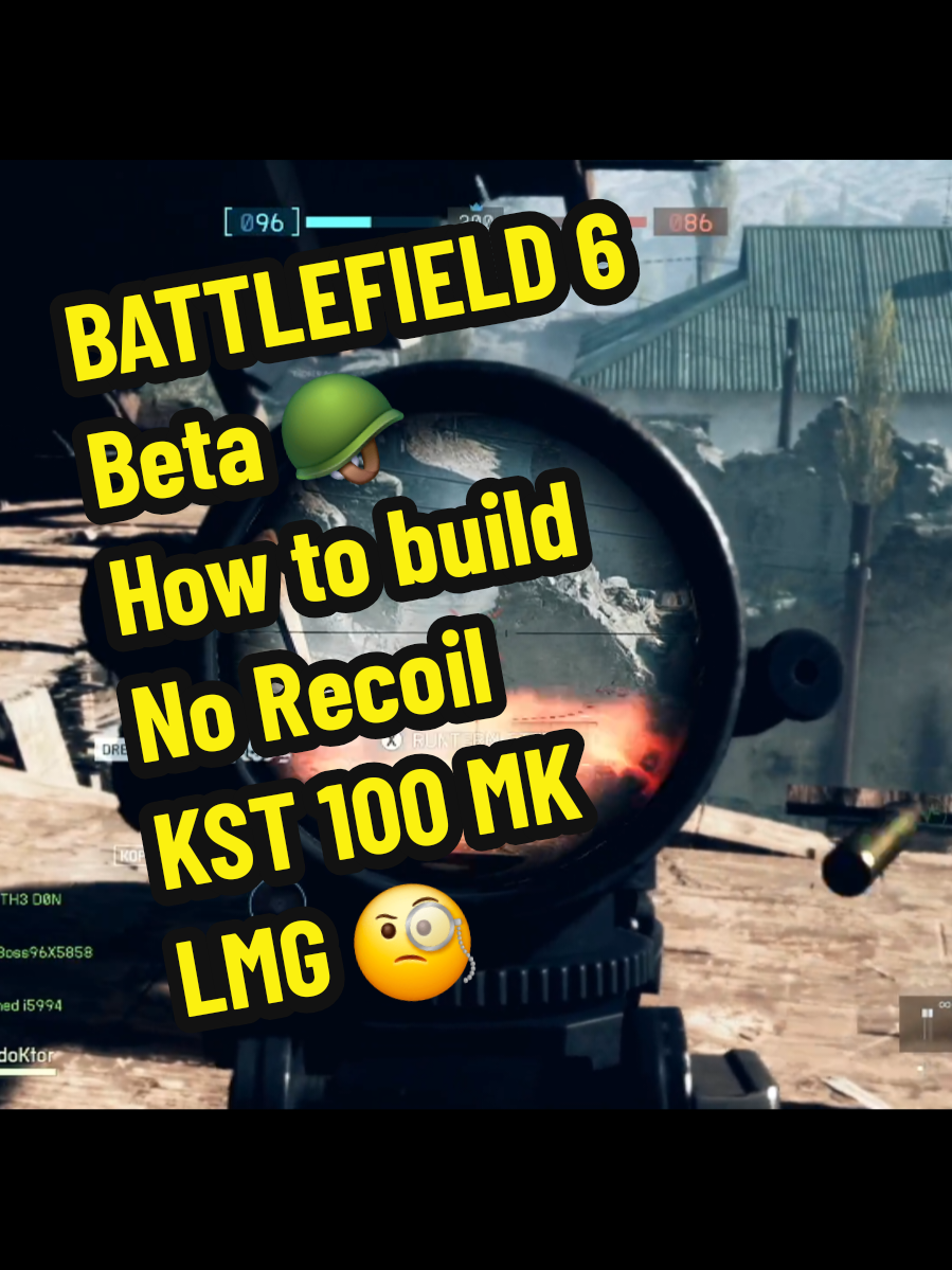 BATTLEFIELD 6 Beta 🪖 How to build No Recoil KST 100 MK LMG 🧐 #Battlefield6 #BF6 #BATTLEFIELD #Battlefield6Beta #BF6Beta 