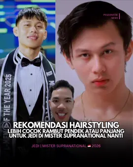 Uh la la BOMBASTIS😍 KAMU SUKA YANG MANA GUYS? Berbicara tentang penampilan pasti sangat di pengaruhi oleh model rambut #hairstyling agar terlihat Standout model rambut sangat penting di pikirkan dan disesuaikan dengan karakter dan bentuk wajah seseorang. Ini adalah beberapa pendapat saya untuk rekomendasi hairstyling yang dapat menunjang penampilan @jehujedija sebagai perwakilan Indonesia di @officialmistersupranational 2026 nanti. Semoga dapat direalisasikan dan jedi dapat lebih Standout lagi penampilan nya. #pegeanista #lmen #mistersupranational #pageant 