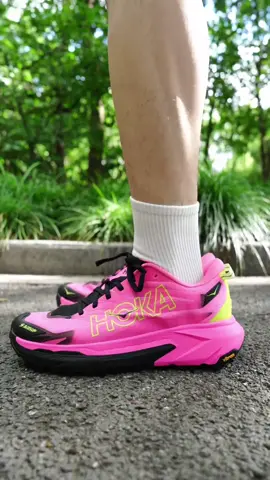 玫红色野性你们会喜欢吗#HOKA #Running#MAFATE#rose pink#fyp 