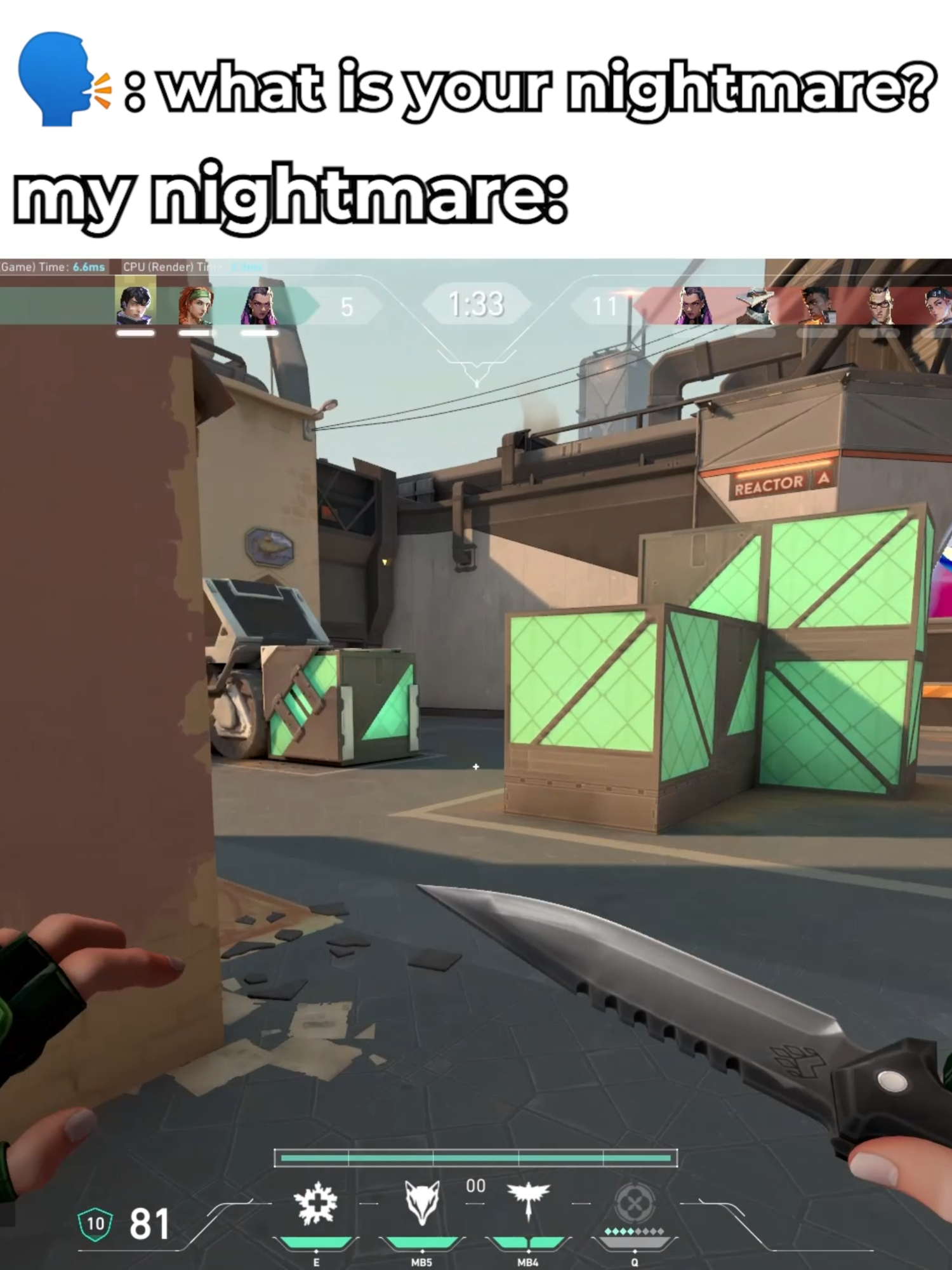 The Real Nightmare☠️#Valorant #nightmare #valorantclips #valorantmemes #memes