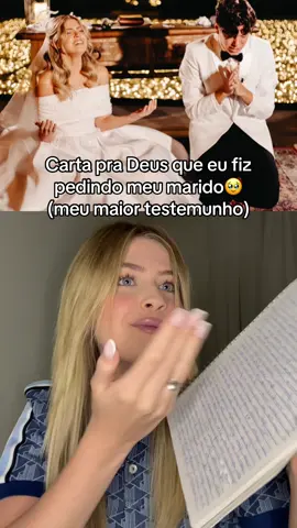 Querem a outra carta que escrevi quando conheci ele?🥹  Sem dúvidas, meu marido é a prova mais real que Deus ouviu (leu) minhas  orações!  #cartaspradeus #oracao #casamento #jovenscristaos 