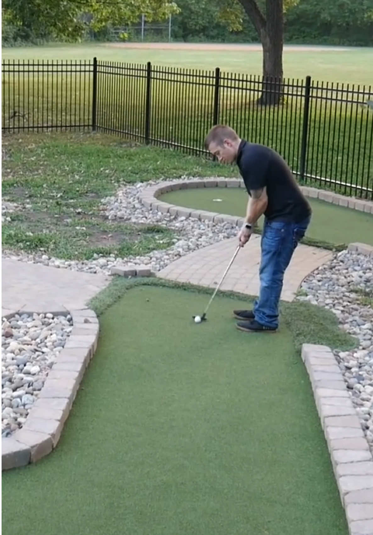 Craziest Shots You’ll Ever See 🤯 #minigolf #golfpractice #golftips #golfswings #golf 