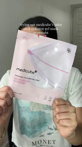 finally trying medicube products💗 @medicube global  #pdrnmask #medicube #overnightfacemask #koreanskincare #medicubeskincare 