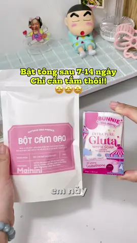 Kiên trì tắm là sáng da thiệt đó nha #trangda #xaphongtamtrang #xaphongtrangda #glutathione #duongtrangda 