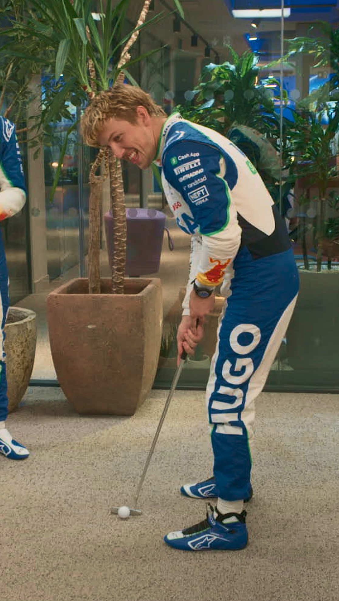 trust us. he made it. #IsackHadjar #LiamLawson #VCARB #TakeYourDriverToWorkDay @Visa Cash App RB F1 Team 