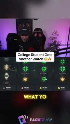 College Student Gets Another Watch 😳🔥 #kickstreaming 