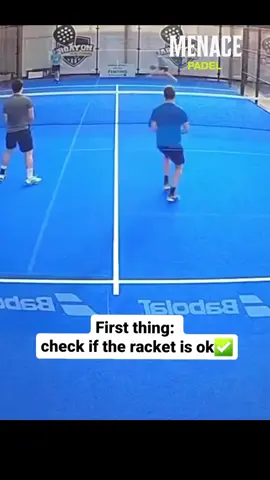 Padel players have priorities 🎯 #menace #menacepadel #padelvideos #padel