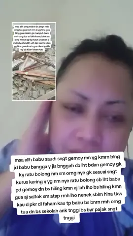 #duet dengan @🥰❤️bunda-RINI❤️🥰🇮🇩🇸🇦 jd babu ko bngga y jls bngga nenek2 dr pd lho atap aj ky gt akh gk ush hina tkw faham kau nenek2 