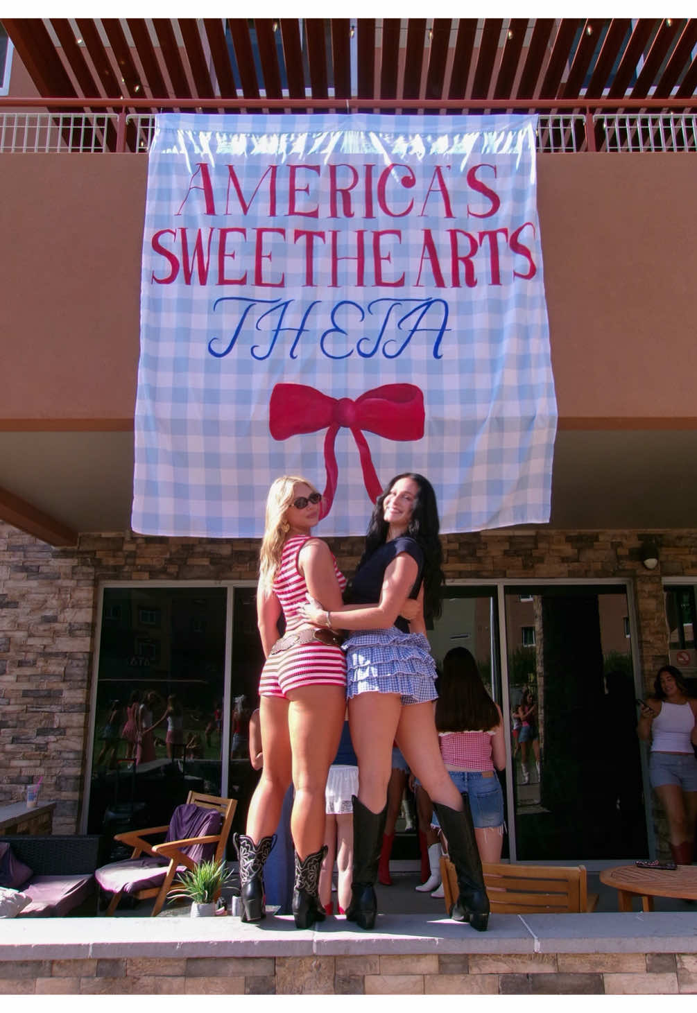 WORK WEEK DAY 2: americas sweethearts 🇺🇸🌭 @Dallas Cowboys Cheerleaders choreo!!! #18 #asu #workweek #panhellenic #az 
