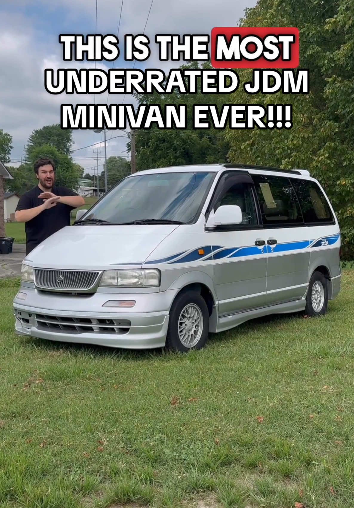 Nissan Turned A SPORTS CAR Into A MINIVAN?!?! #Nissan #Largo #Autech #HighwayStar #Minivan #JDM #RHD #Japan #Japanese #Import #FYP #Car #Cars #CarTok #TikTokAutoCampaign 