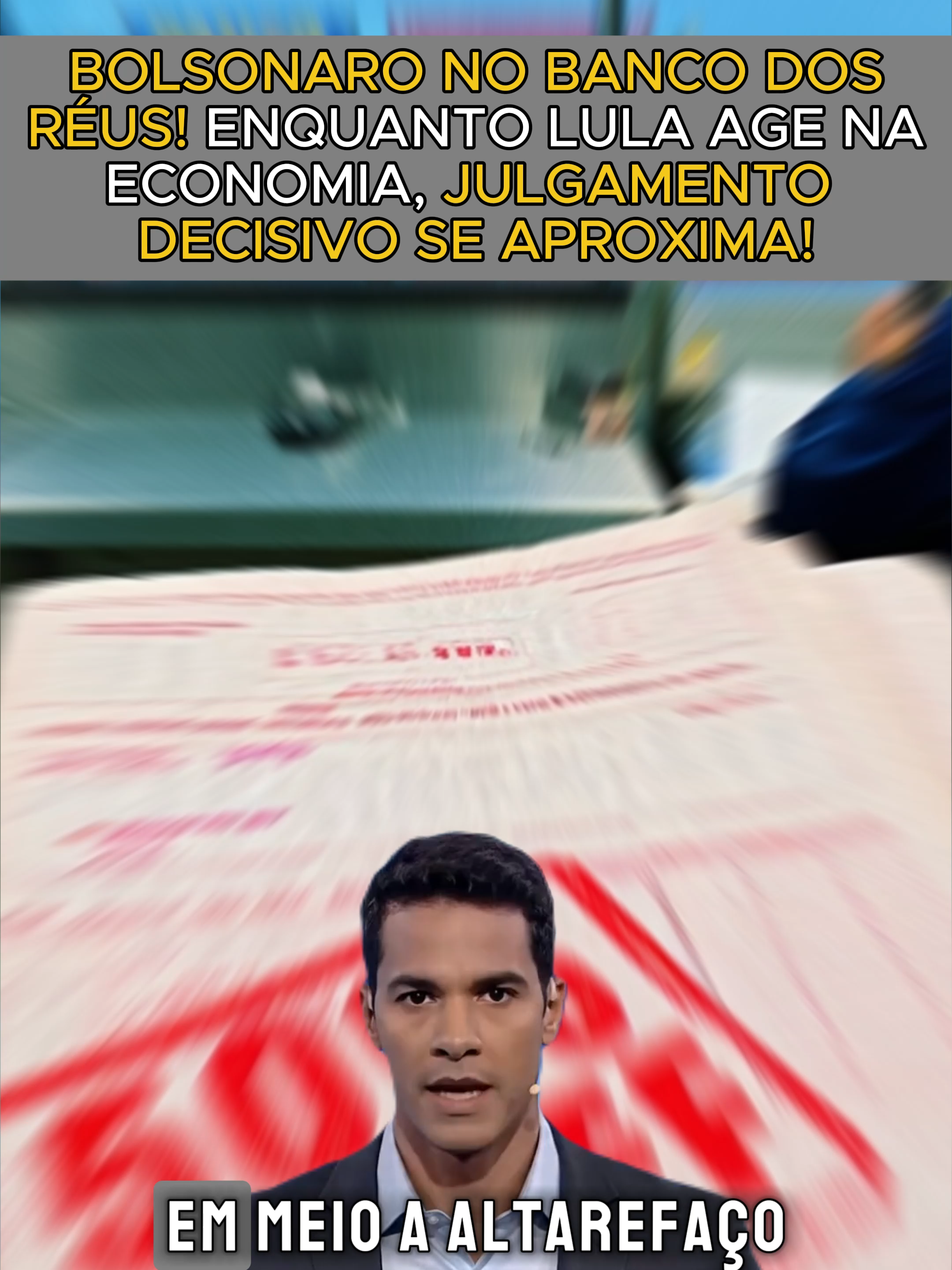 BOLSONARO NO BANCO DOS RÉUS! Enquanto Lula age na economia, julgamento decisivo se aproxima! #lula #bolsonaro #noticiastiktok #noticiashoje