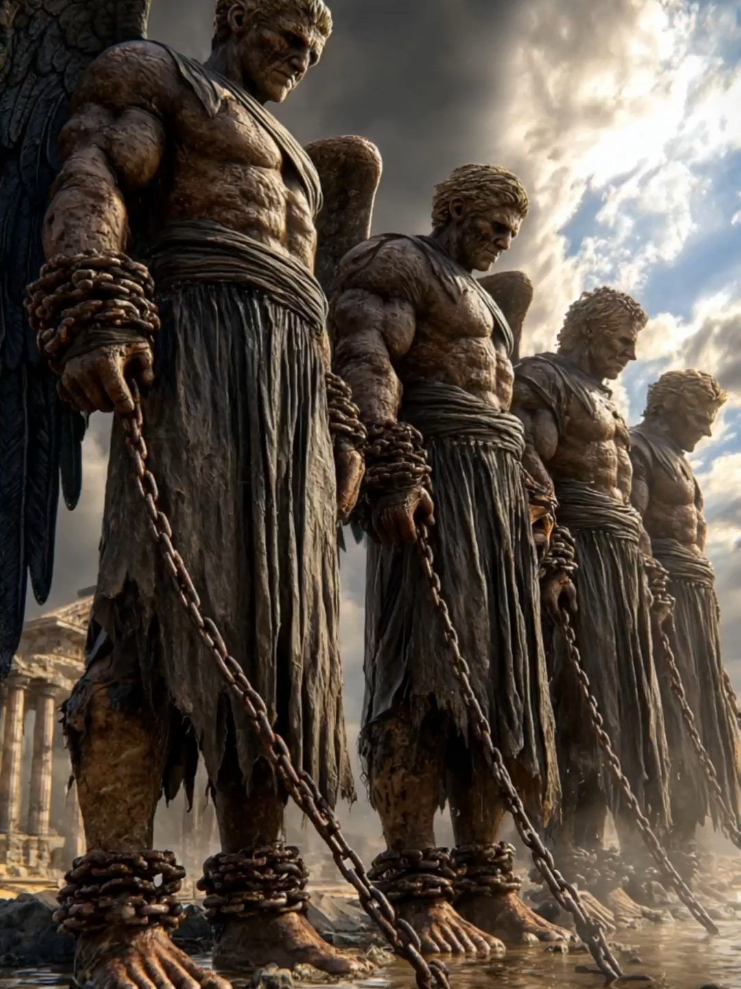 Os Quatro Anjos Caídos Presos no Rio Eufrates #biblia #anjos #historia #revelacao