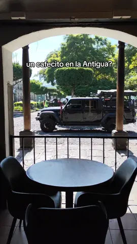 Morning coffee with this view 🥰🤍 #laantigua #guate #voyage #turismo #centroamerica 