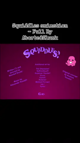 NOTE: Slunk directed it and I found it through Her DeviantArt page, that's why I credited her as the main person, I left in the play screen because it Showed the other artists' names #homestuck #squiddles #hs #homestuckanimation #homestucksquiddles 