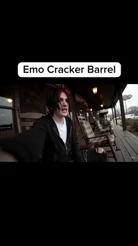 Emo Cracker Barrel was a vibe 🖤 @Cracker Barrel #emoboys #emo #Foodie 