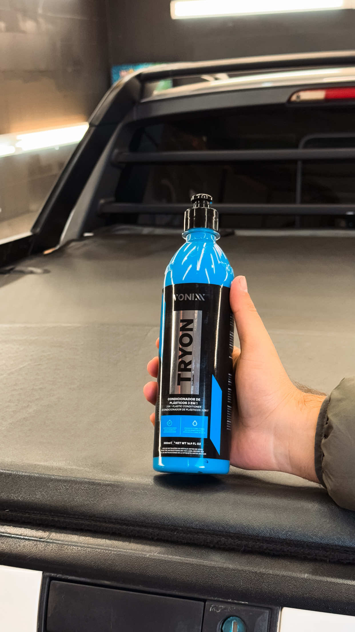 Condicionador 3 em 1!!! Conheça o Tryon o lançamento da Vonixx #vonixx #detailer #esteticaautomotiva #tryon #revitalizador 