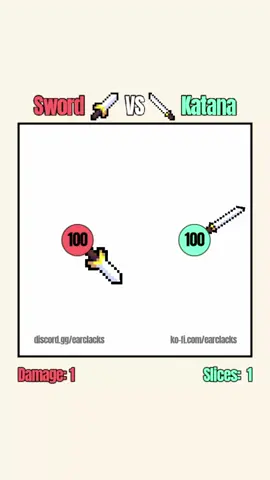Sword ⚔️ VS ⛩️ Katana #satisfying #simulation #physics #fantasy #rpg