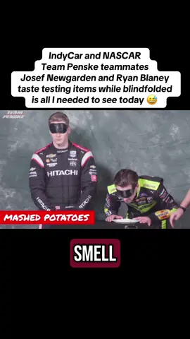We all need more Josef Newgarden and Ryan Blaney content. Thanks Team Penske for this gold. #nascar #ryanblaney #josefnewgarden #racing #Motorsport 