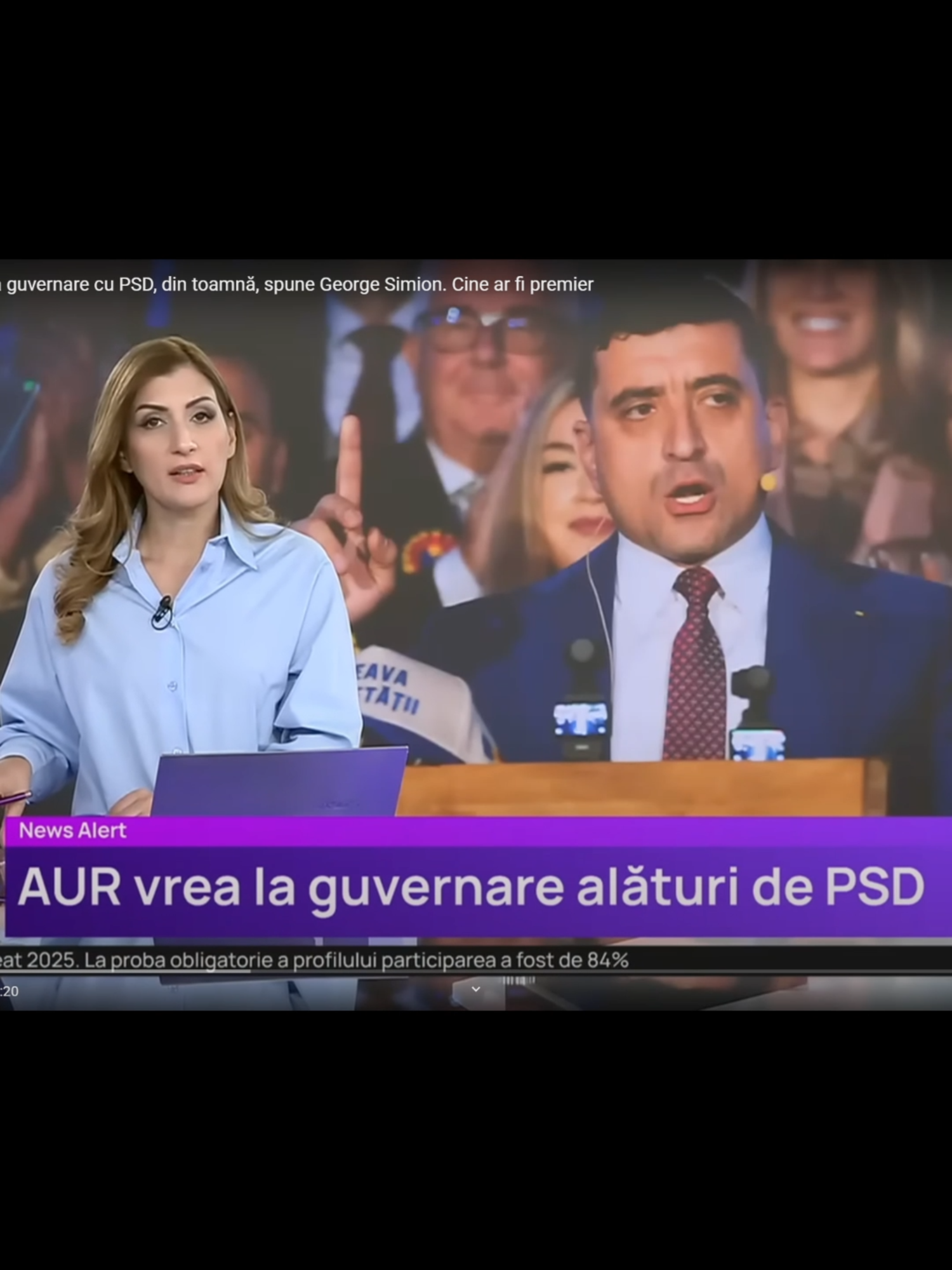 AUR vrea la guvernare cu PSD #stiri #politica #romania🇷🇴 #romania #psd #aur #simion #georgescu