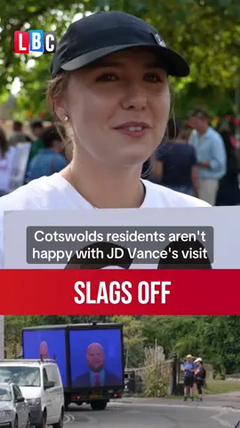 'He slags off our country, then wants to holiday here.' Cotswolds residents haven’t exactly rolled out the welcome mat for JD Vance. #lbc #jdvance #uspolitics #ukpolitics #news  