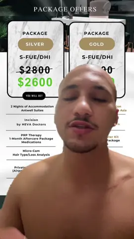 How much does a hair transplant cost ? 👀 #hairtransplant #hairtransplantcost #fyp #hevaclinic #viral 