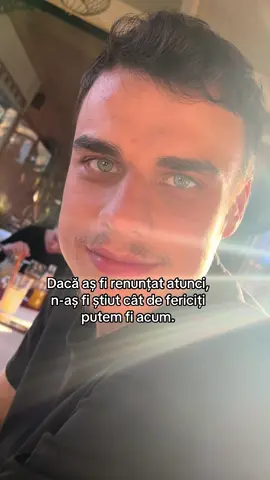 Nu am renunțat… și acum trăim cea mai frumoasă poveste. Cel mai usor este renuntati, dar daca iubiti si simtiti ca merita, luptati. ❤️
